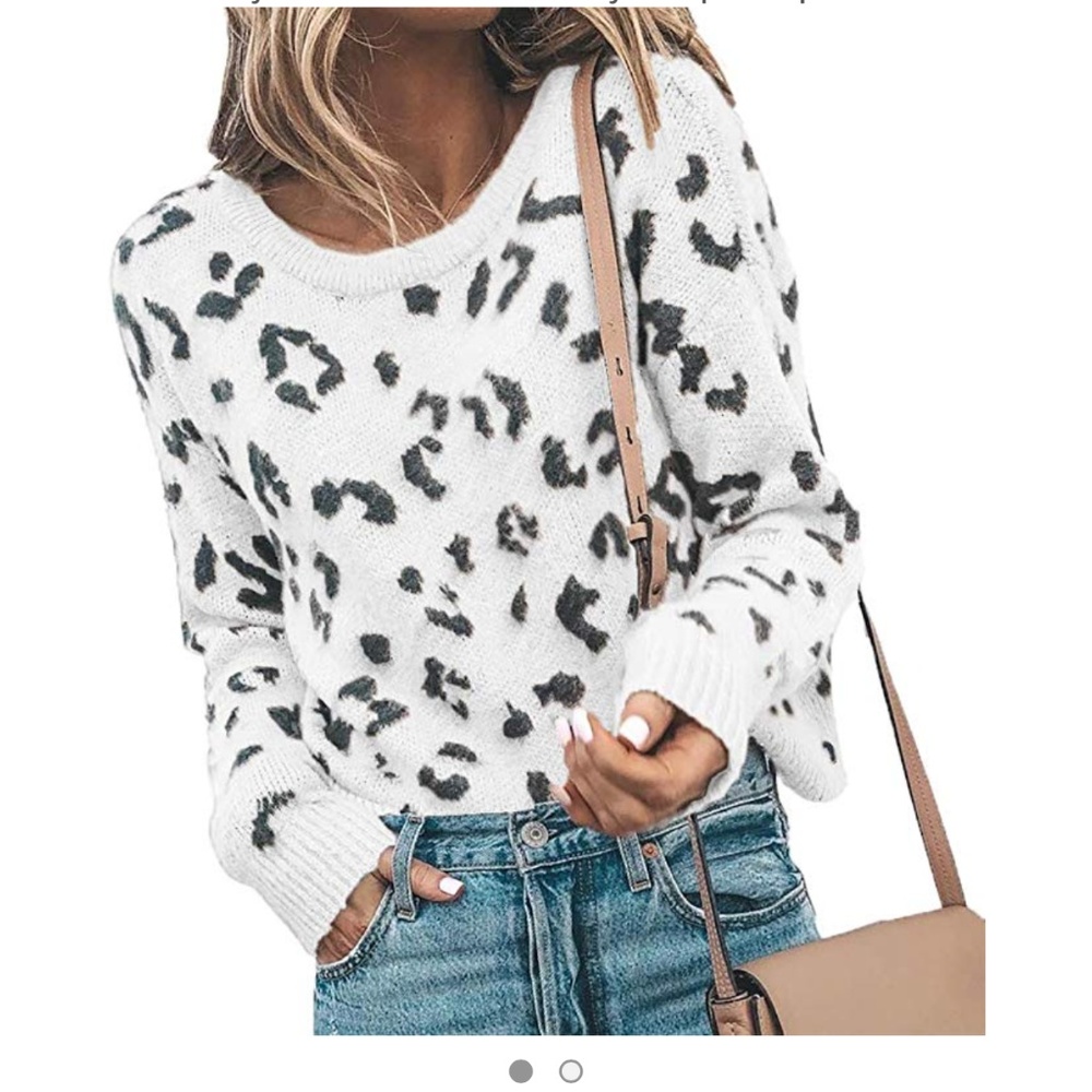 Leopard Print Sweater - SOLD